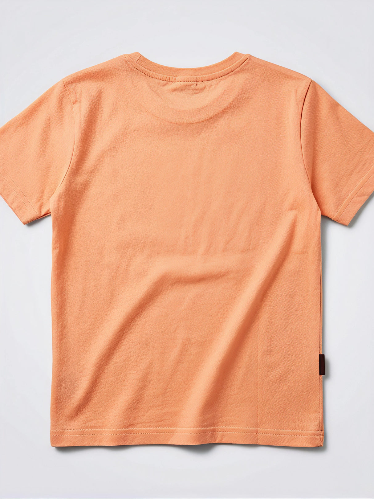 Boys Peach Goofy Graphic Print T-Shirt