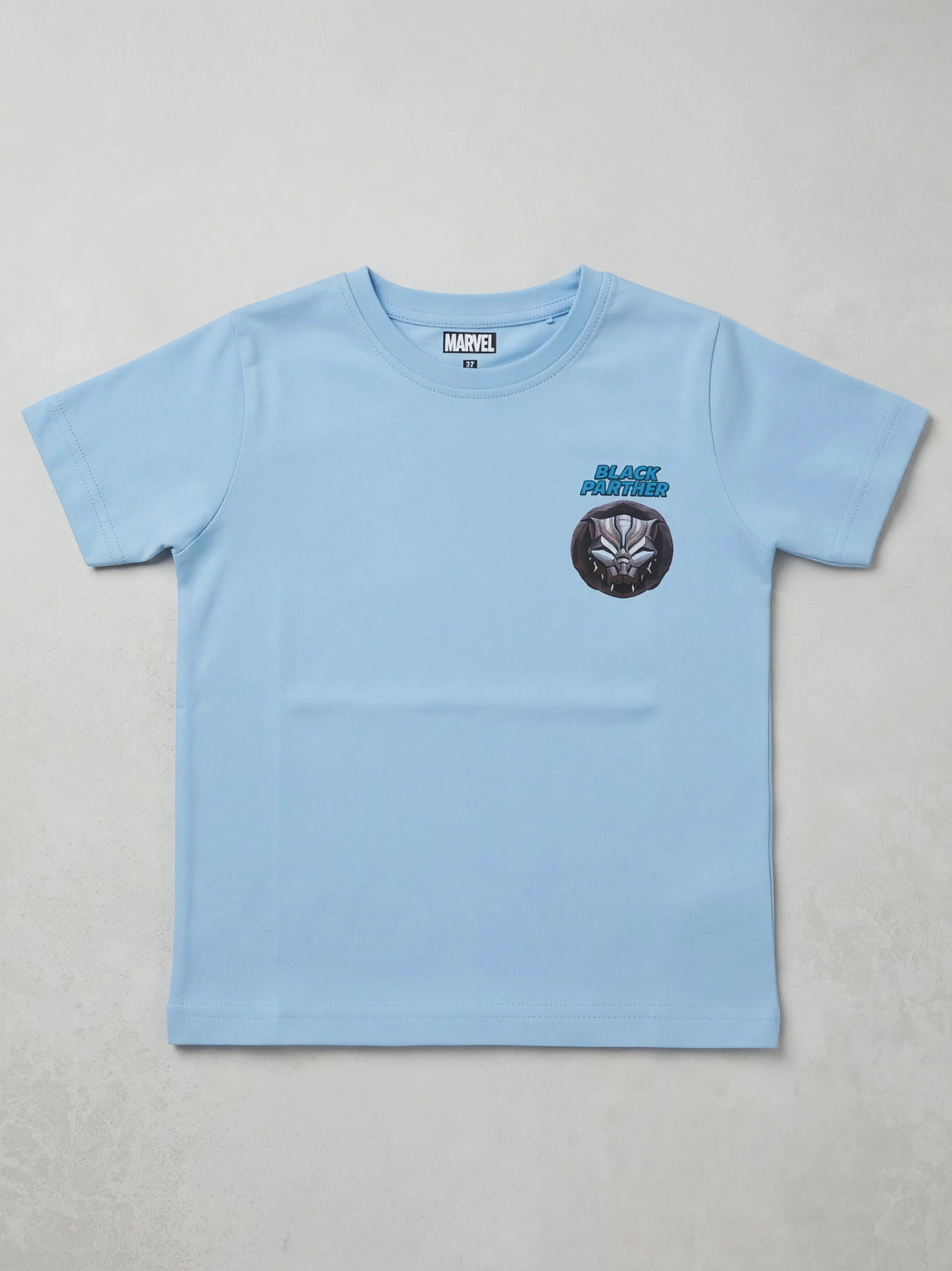 Boys Blue Black Panther Graphic T-Shirt