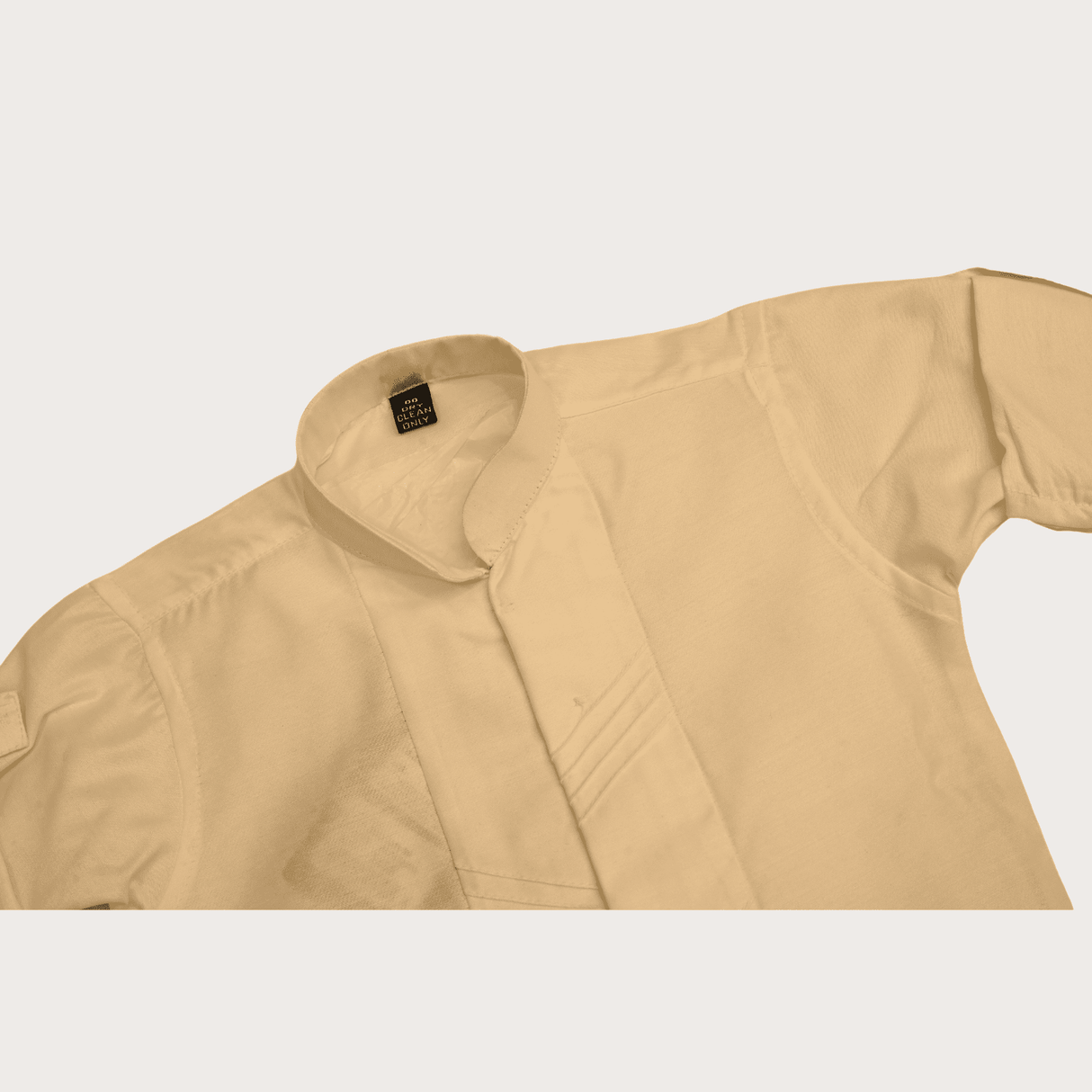 Boys Traditional Little Magic Printed Indo Western Kurta Set - Cream