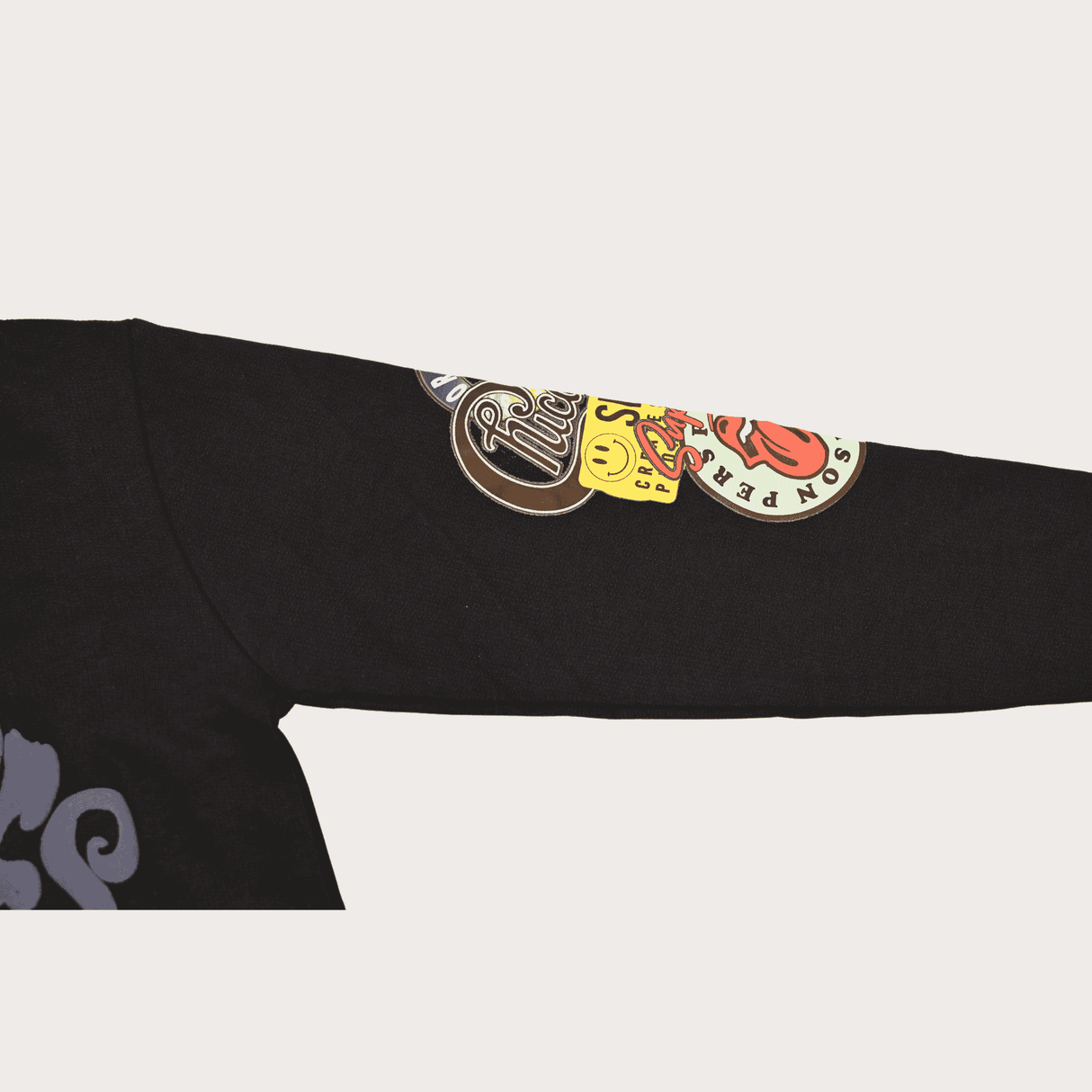 Boys Casual Coordinate Sets Printed Full Sleeves Track Pant Set - Navy Blue