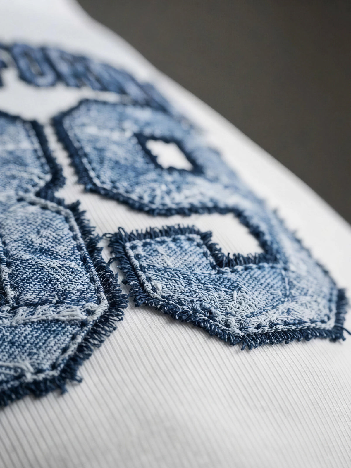 Blue Checkered Casual Jackets with California 89 Print