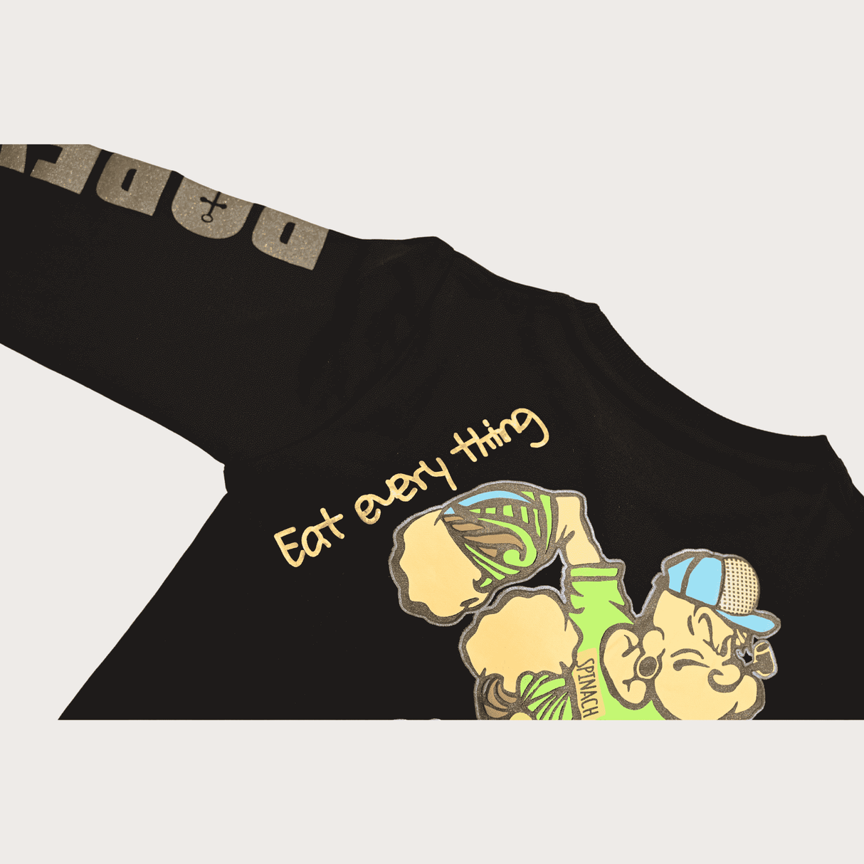 Boys Casual Coordinate Sets Printed Full Sleeves Track Pant Set - Navy Blue