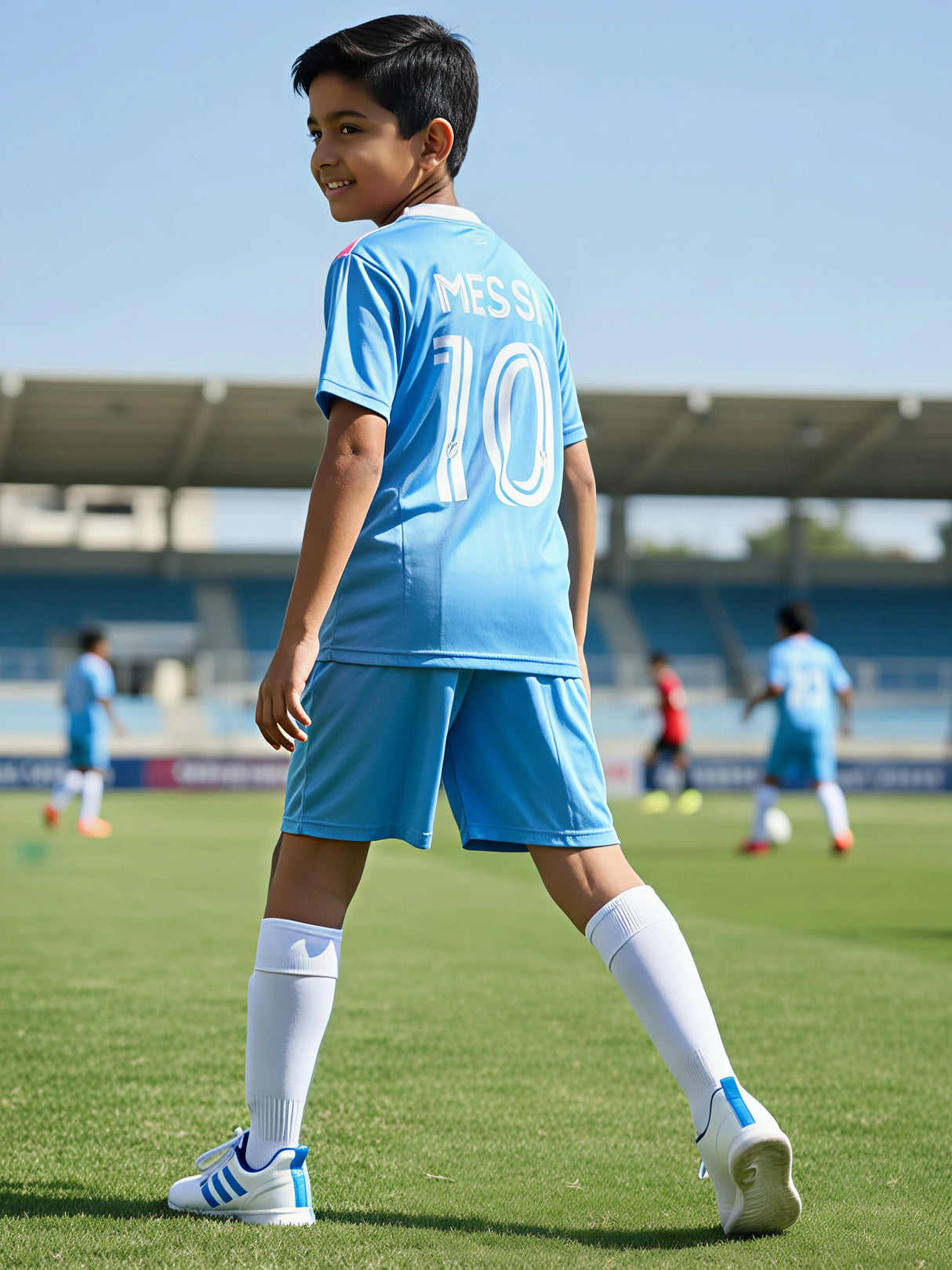 Boys Blue Sports Coordinate Set - Athletic Casual Wear
