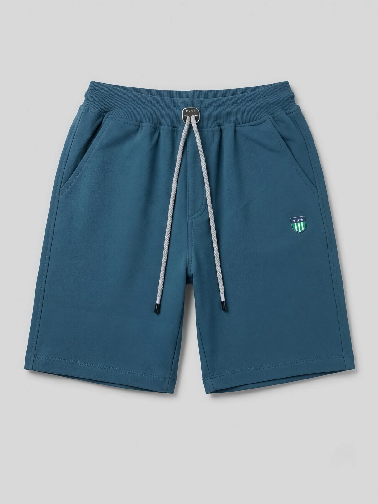 Boys Premium Teal Blue Comfort Fit Cotton Shorts