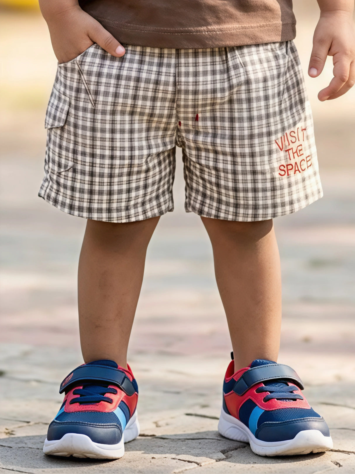 Boys Brown Space Rocket Cotton Coordinate Set