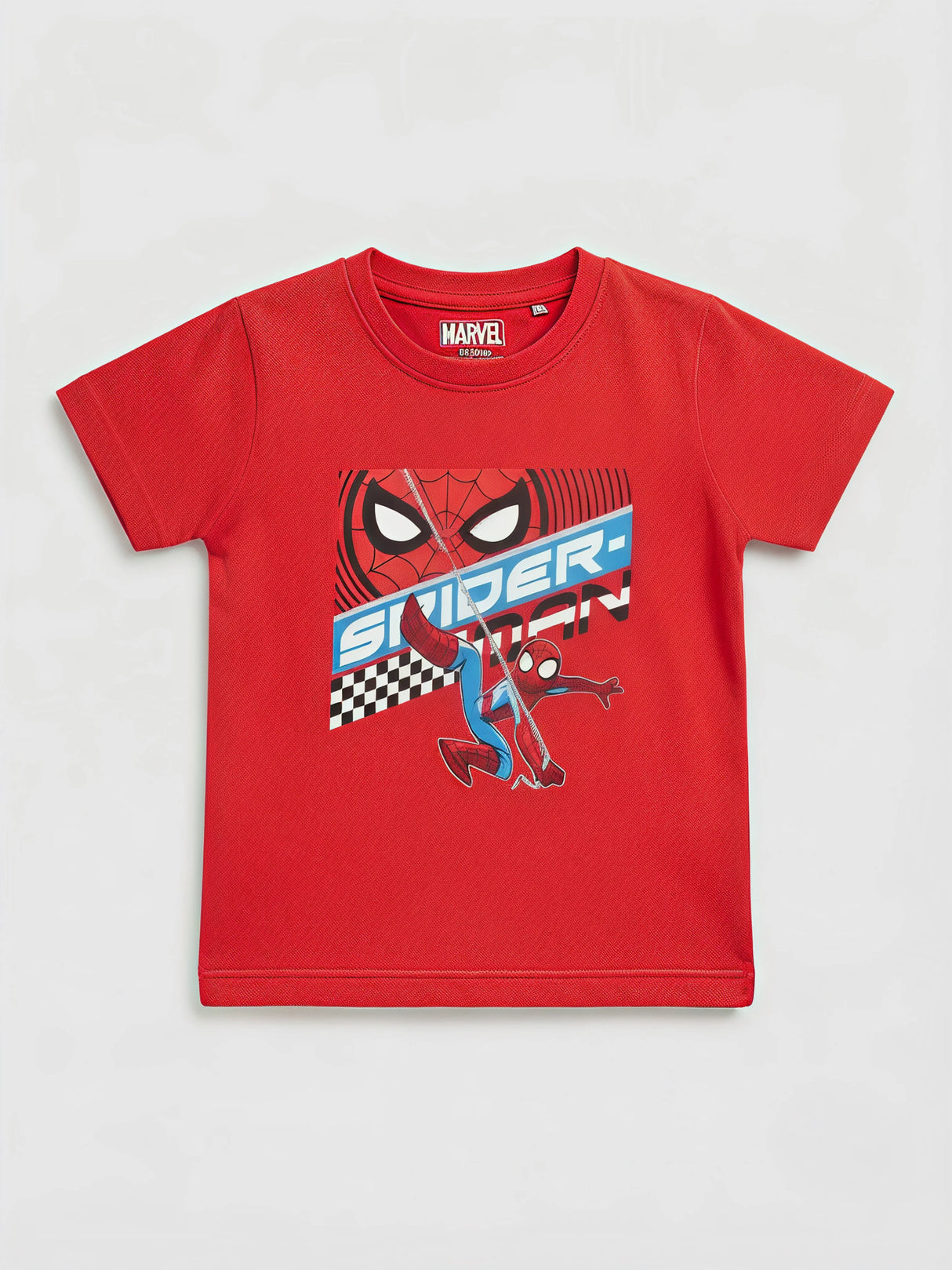 Boys Red Spider-Man Printed Graphic T-Shirt