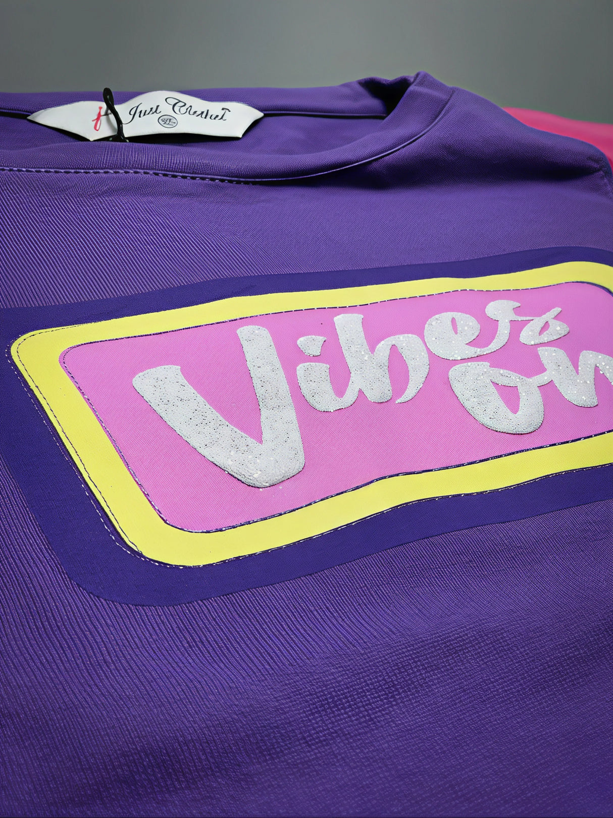 Girls Purple Color-Block Coordinate Set