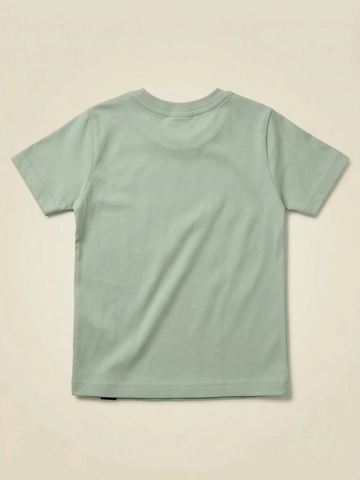 Boys Green Football Graphic Printed T-Shirt