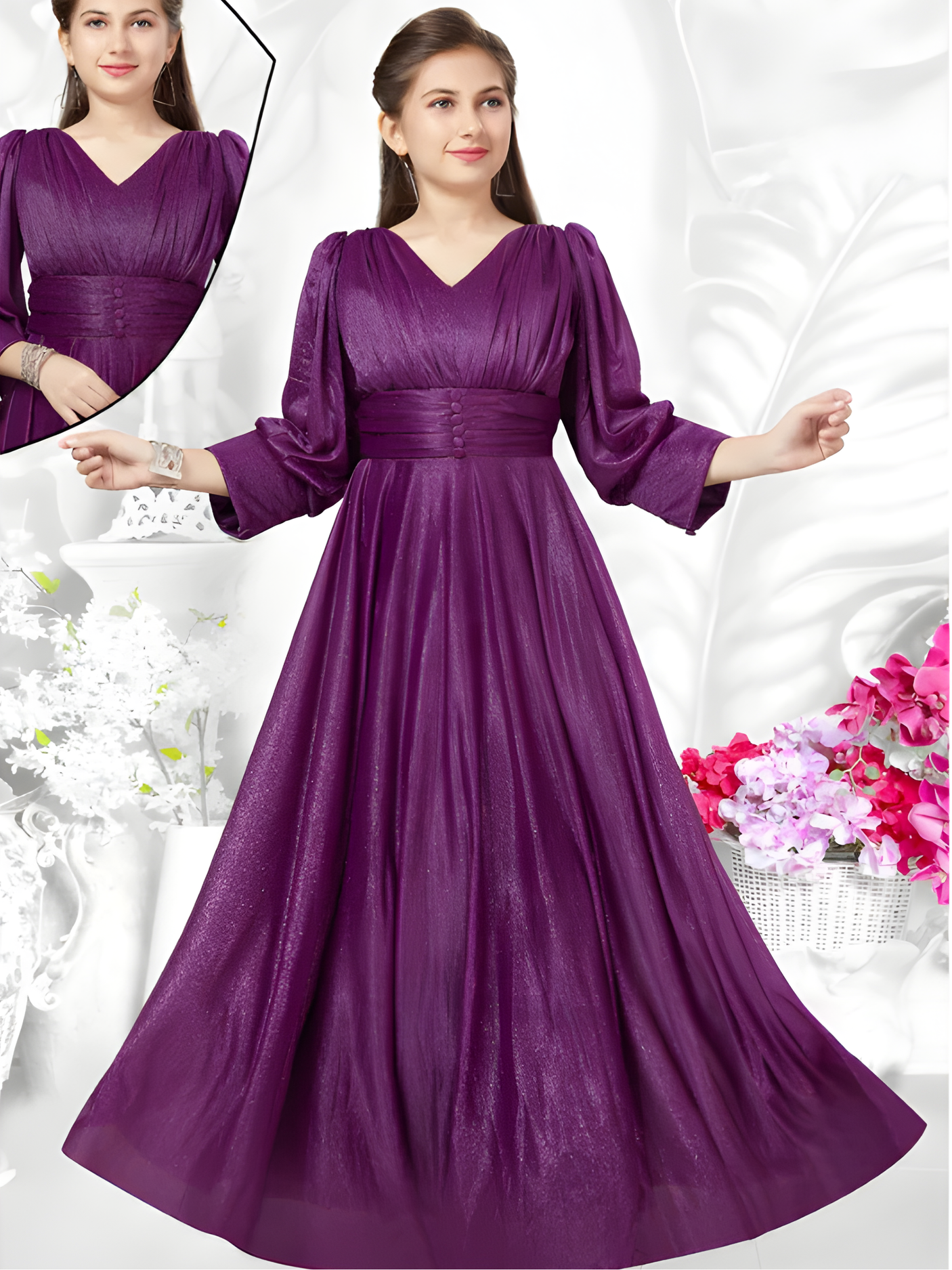 Princess Lavender Ombre Gown