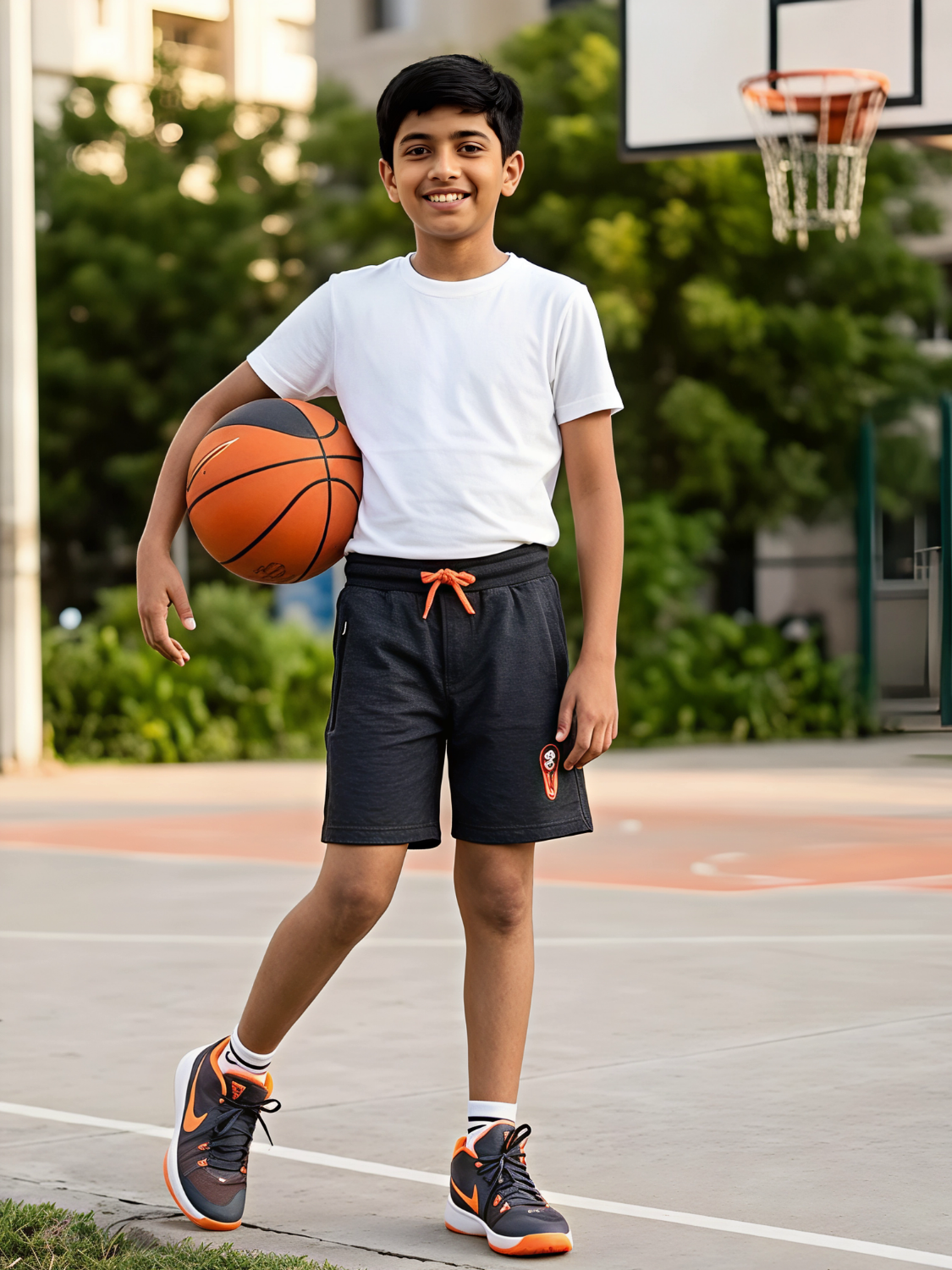 Boys' Performance Basketball Shorts - Dark Grey