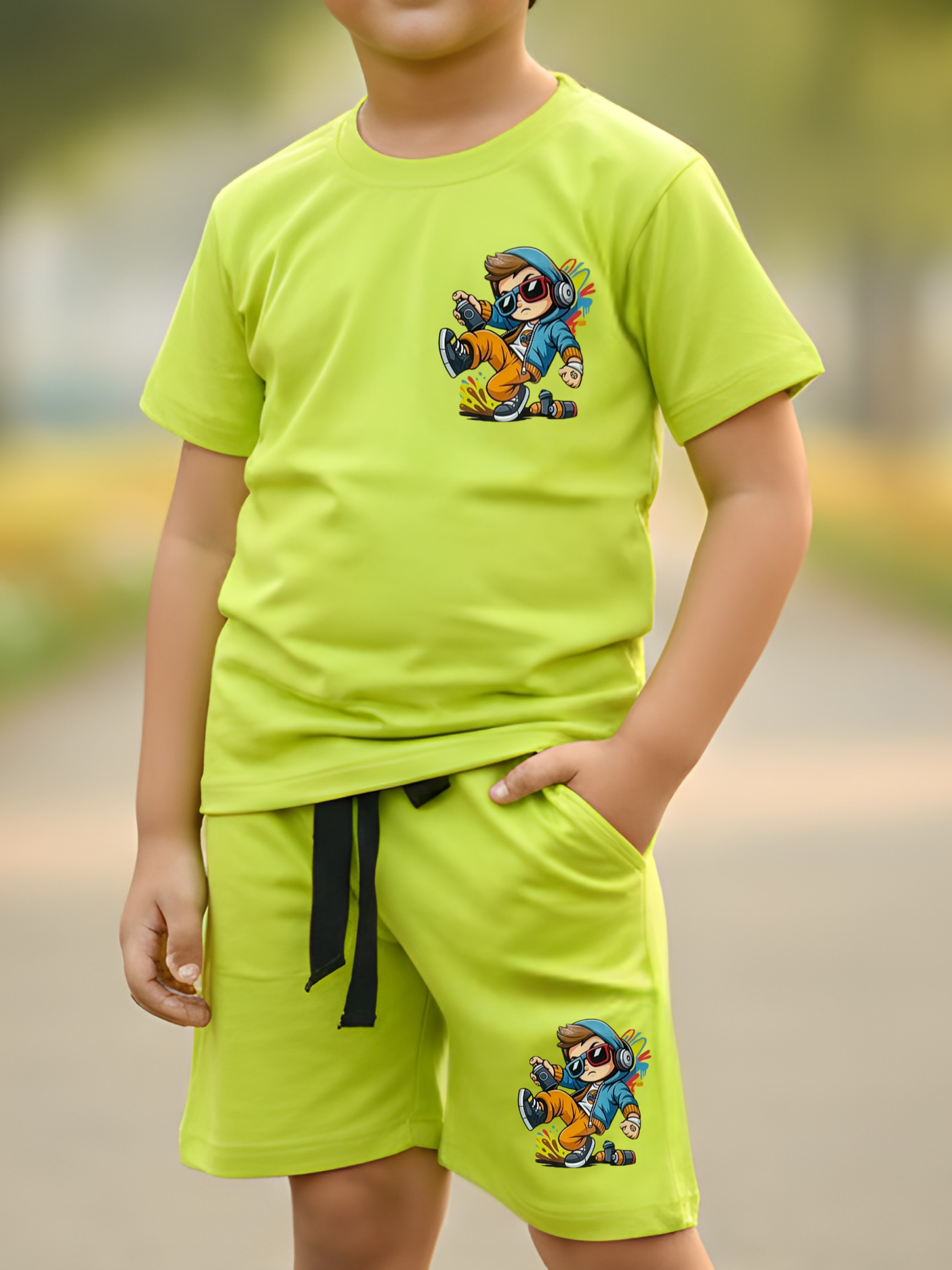 Boys' Lime Punch Playtime Co-Ord Set