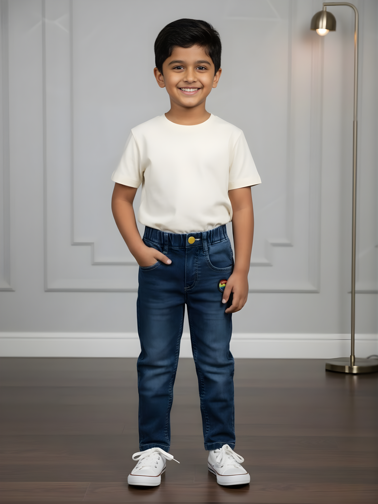 Boys' L. Blue Denim Pants