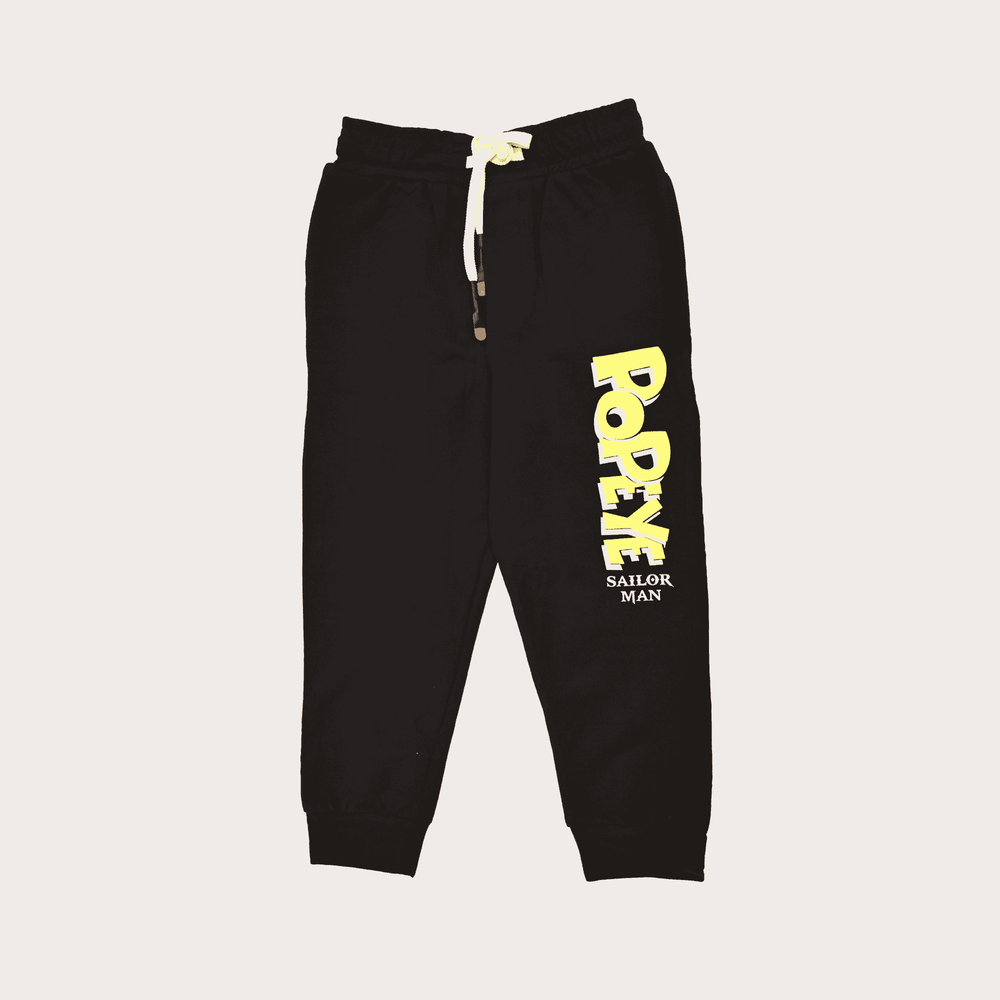 Boys Casual Coordinate Sets Printed Full Sleeves Track Pant Set - Navy Blue