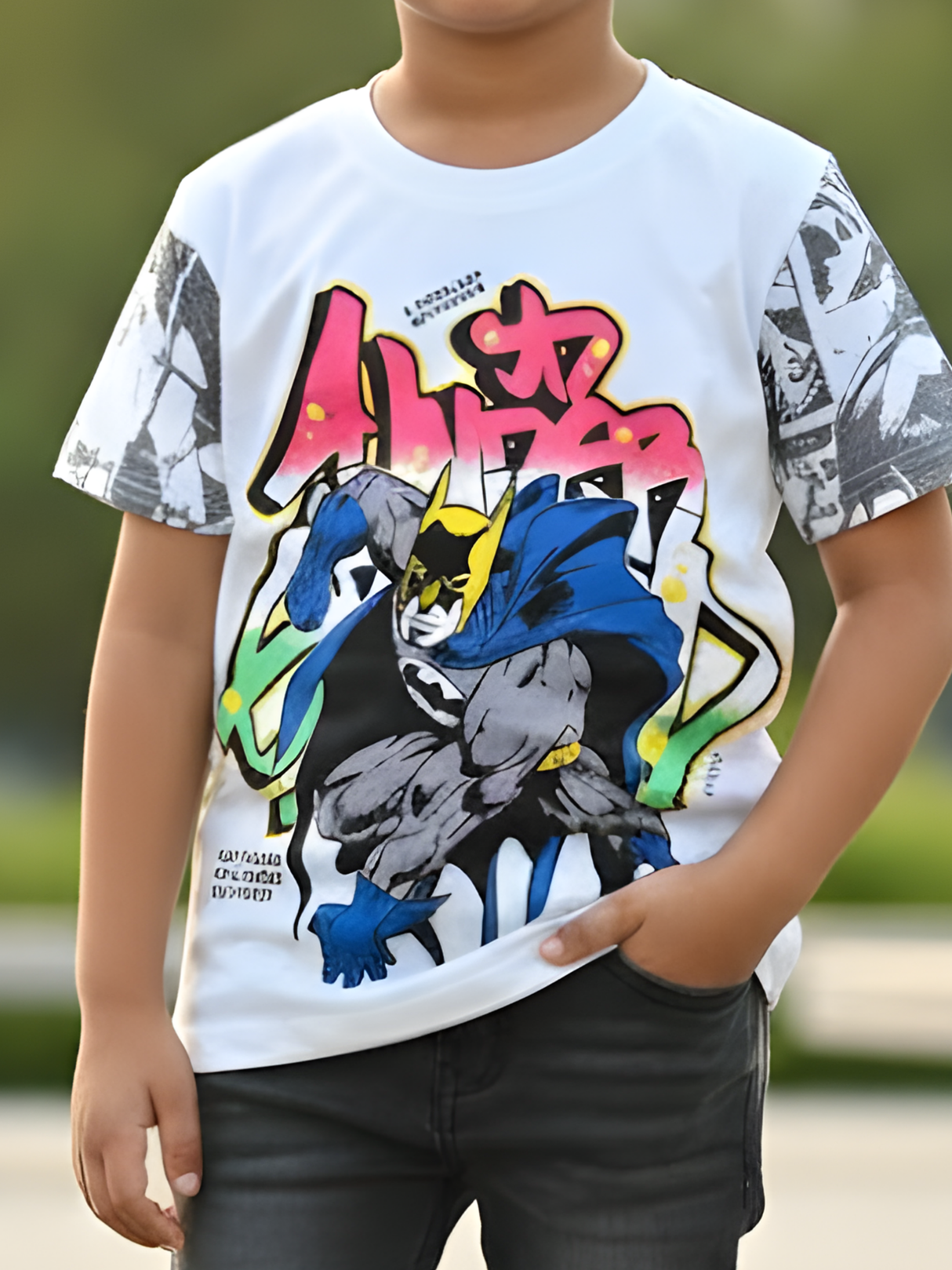 Boys' Urban Dark Knight Tee