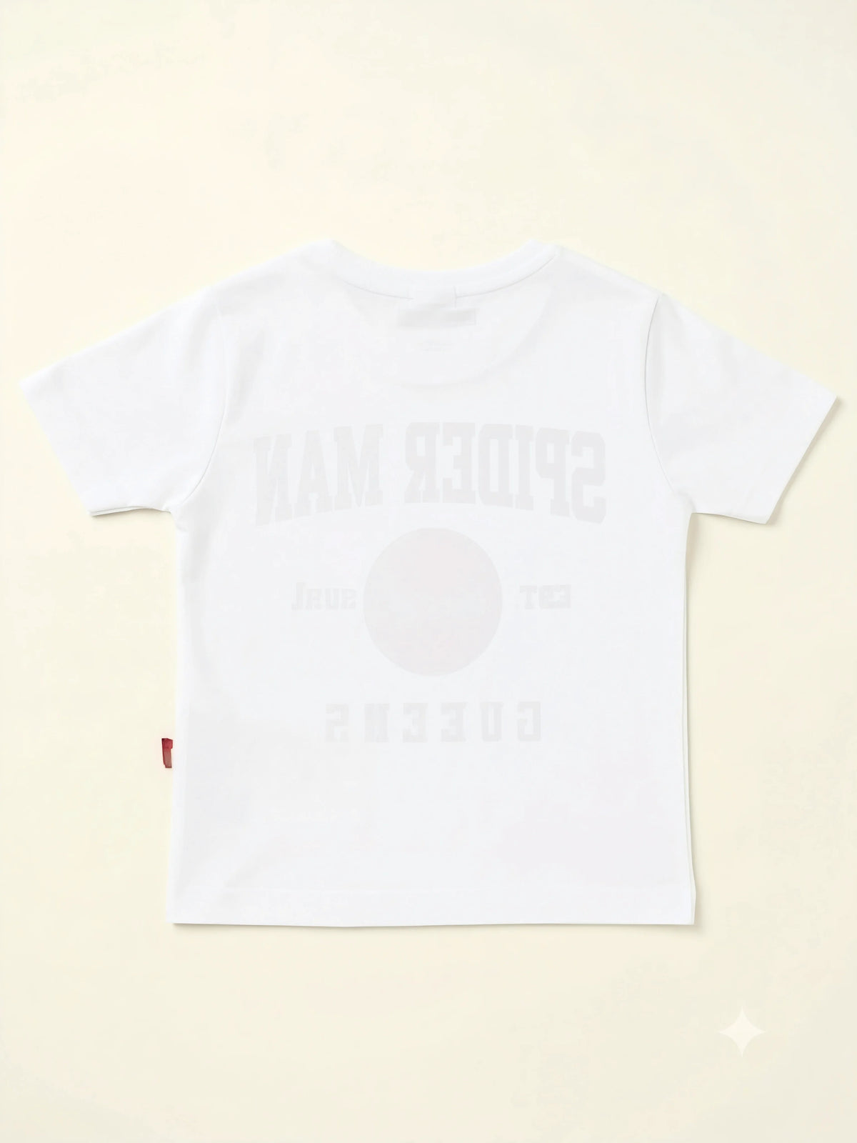 Boys White Spider-Man Graphic Printed Casual T-Shirt