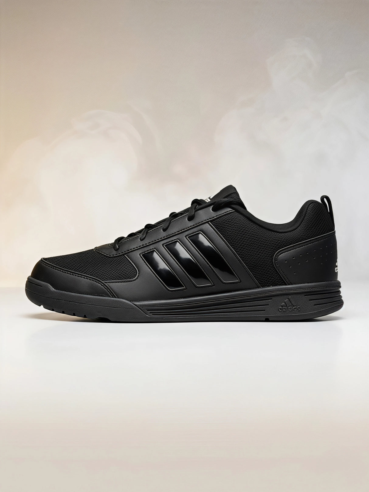 Adidas Fluo Black Lace Unisex School Shoes.