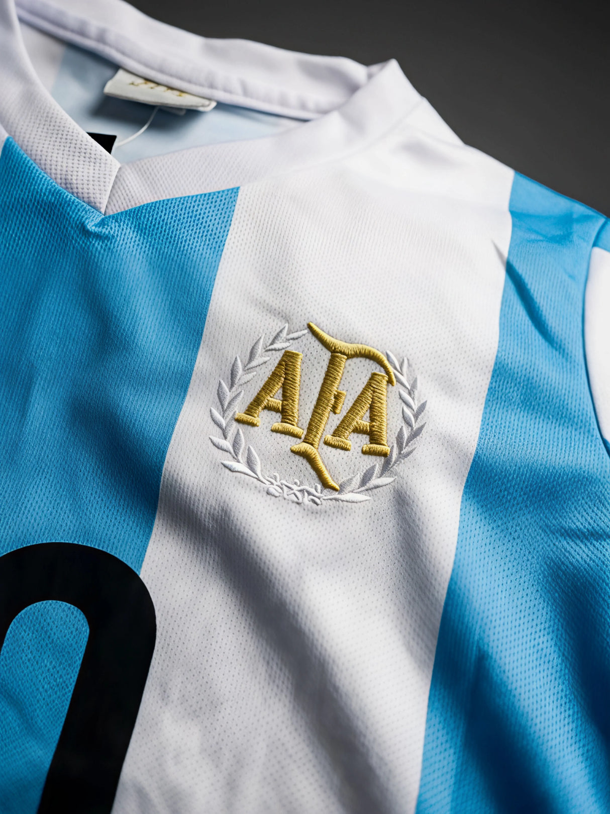 Boys White & Blue Football Jersey Coordinate Set - Match Ready.