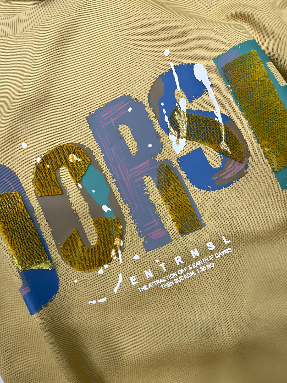 Yellow Graphic Print T-Shirt Wear