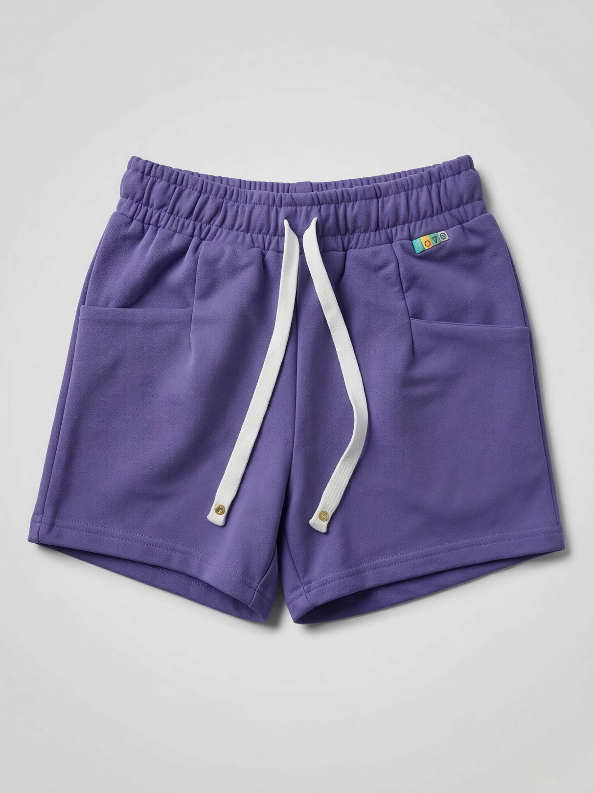 Girls Purple Comfort Cotton Shorts