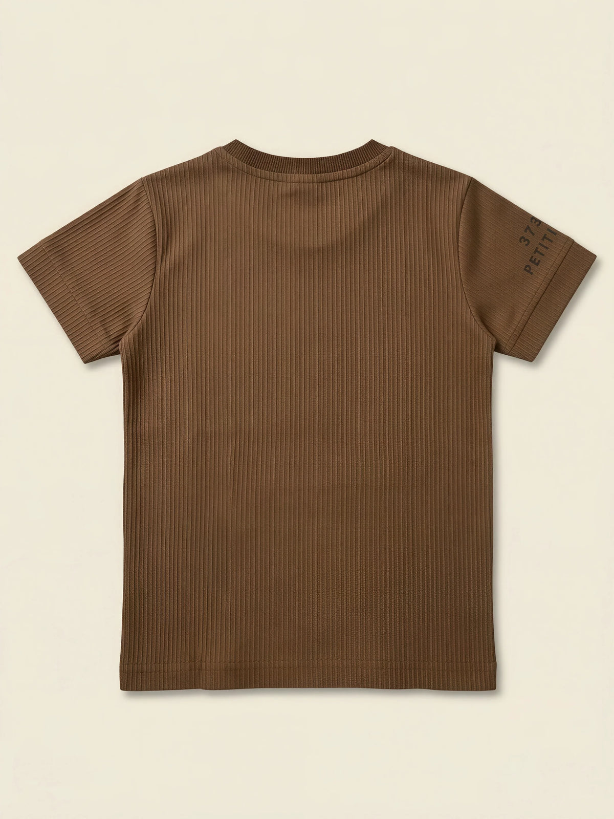 Boys Brown Graphic Printed Short Sleeve T-Shirt