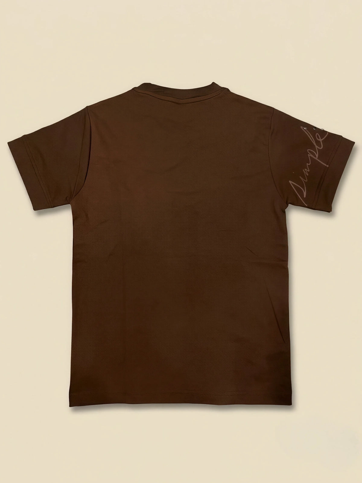 Boys Brown Graphic Printed Crew Neck T-Shirt