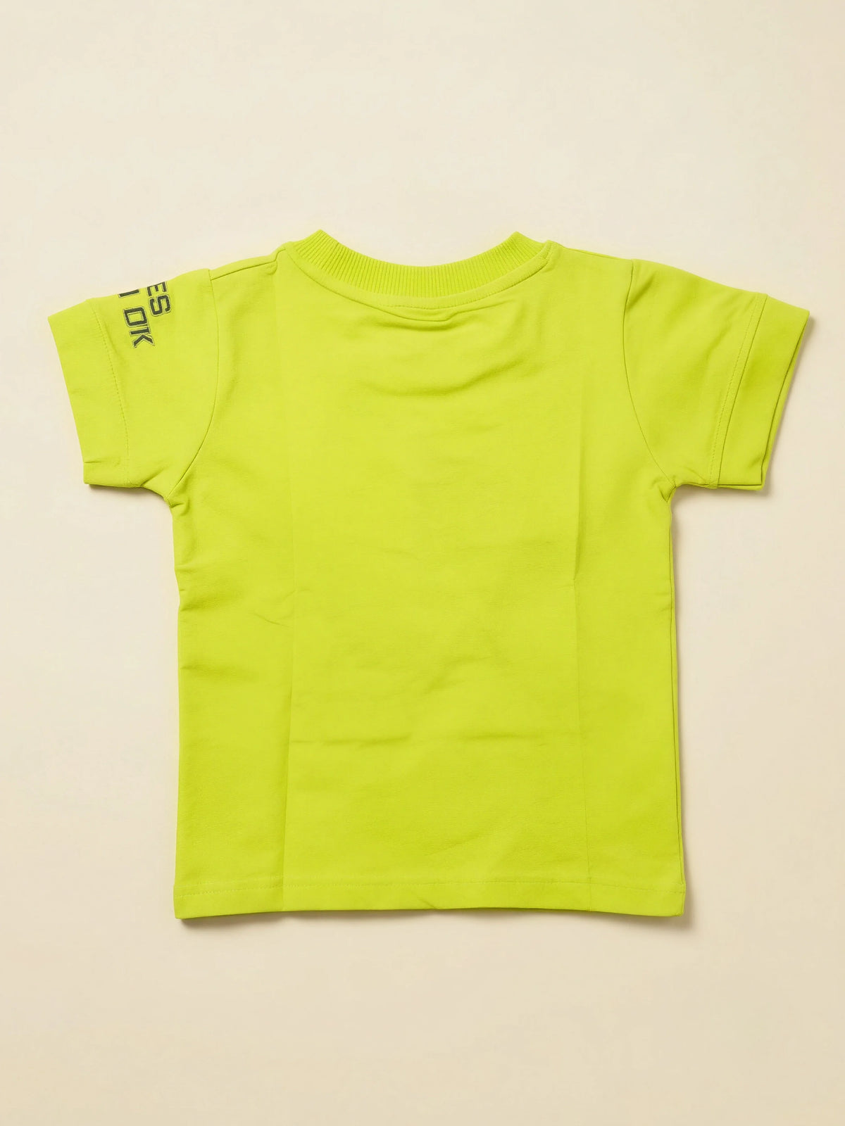 Boys Neon Green Question Mark Graphic T-Shirt