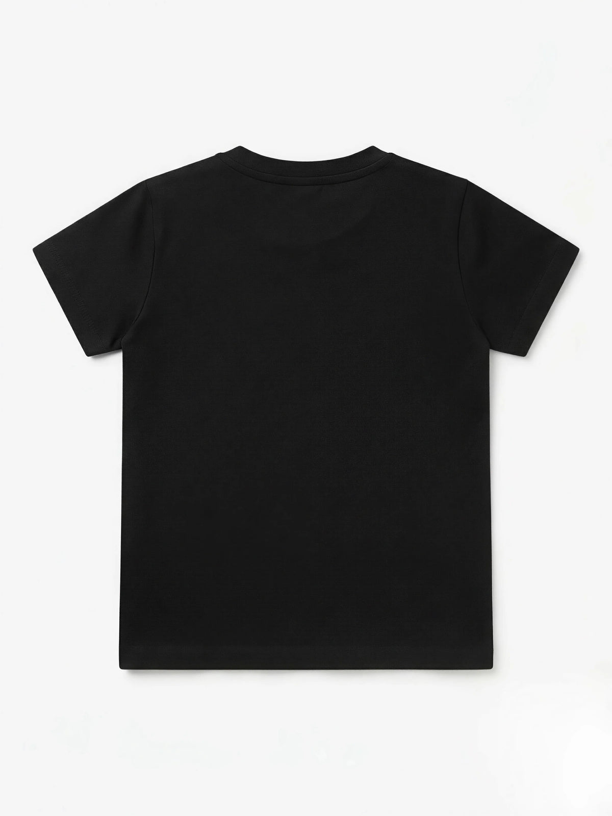 Black Car Graphic Print Cotton T-Shirt