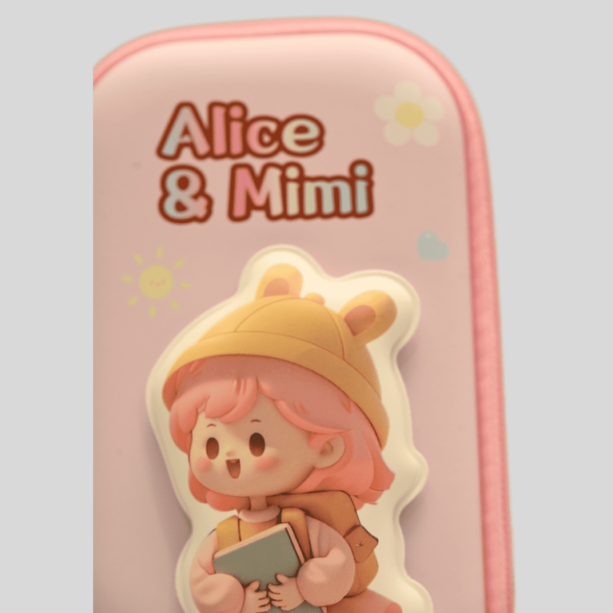 RS Pouch SINGLE ZIP Free Size - Pink.