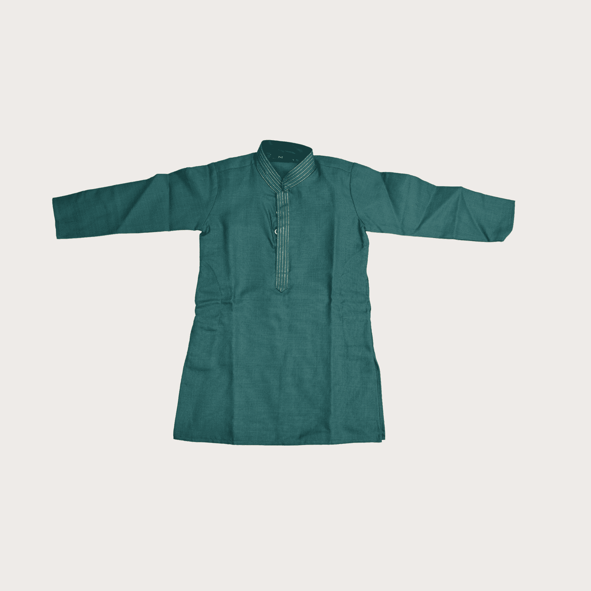 Boys Traditional With Work Chudidar Kurta Set - Blue