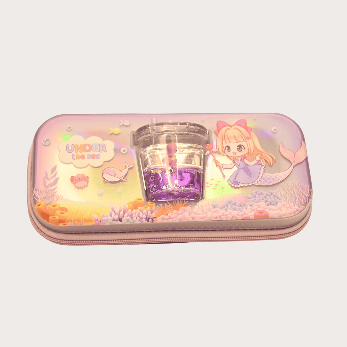 RS Pouch SINGLE ZIP Free Size - Purple.