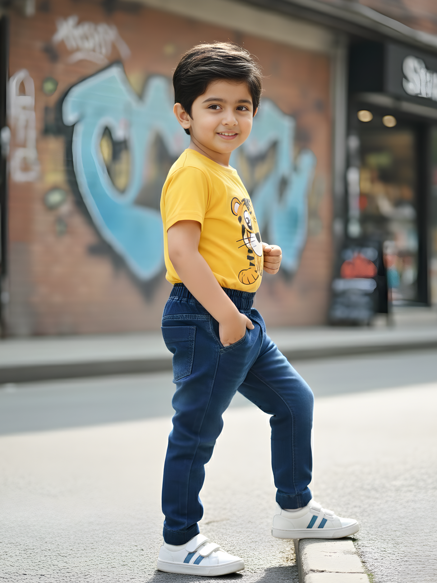 Boys' Essential Denim Pant