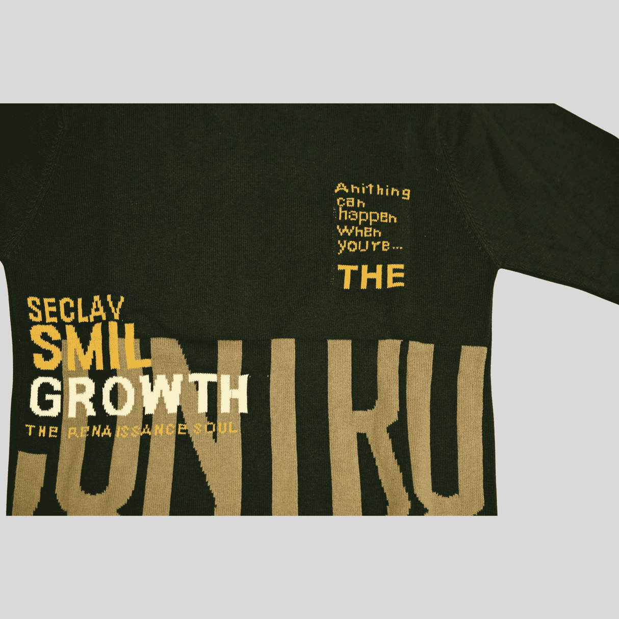 Boys Casual Full Sleeves Printed Round Neck T-Shirt - Green