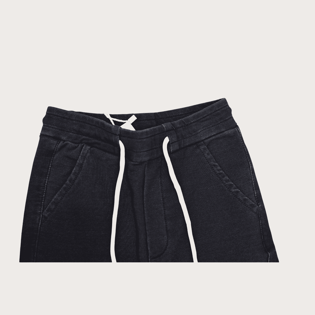 Boys Leisure Plain Rib Waist Track Pant W/O Rib - Navy Blue