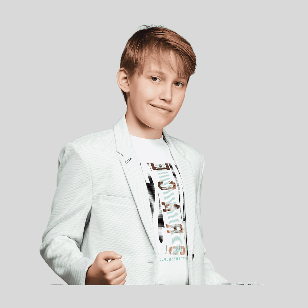 Boys Party Blazer With T-Shirt -Green