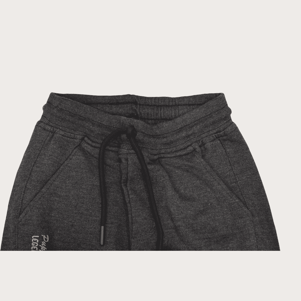 Boys Leisure Plain Elastic Waist Track Pant With Rib - Blue.