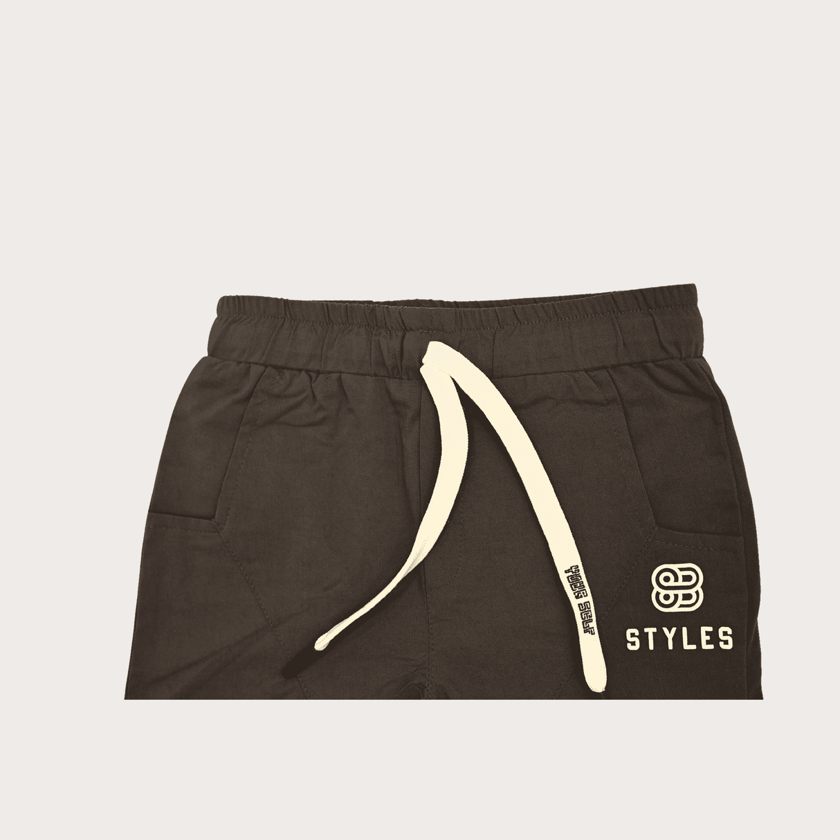 Boys Leisure Plain Rib Waist Track Pant W/O Rib - D.Grey