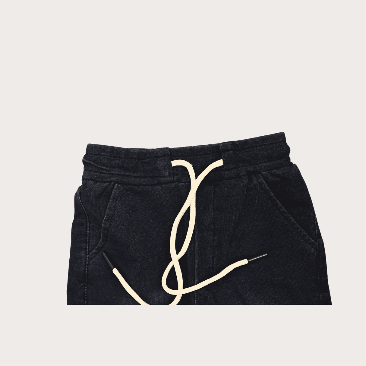 Boys Leisure G-6 Plain Elastic Waist Track Pant W/O Rib - D.Blue