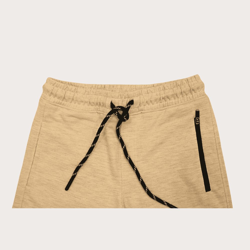 Boys Leisure Plain Rib Waist Track Pant With Rib - Grey.