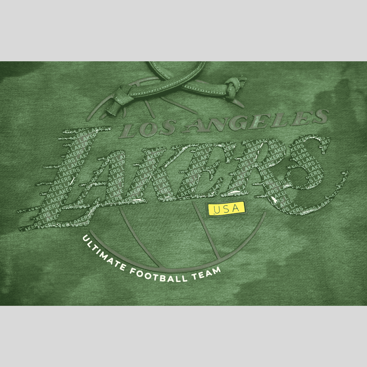 Boys Casual Full Sleeves Printed Hoodies T-Shirt - Green