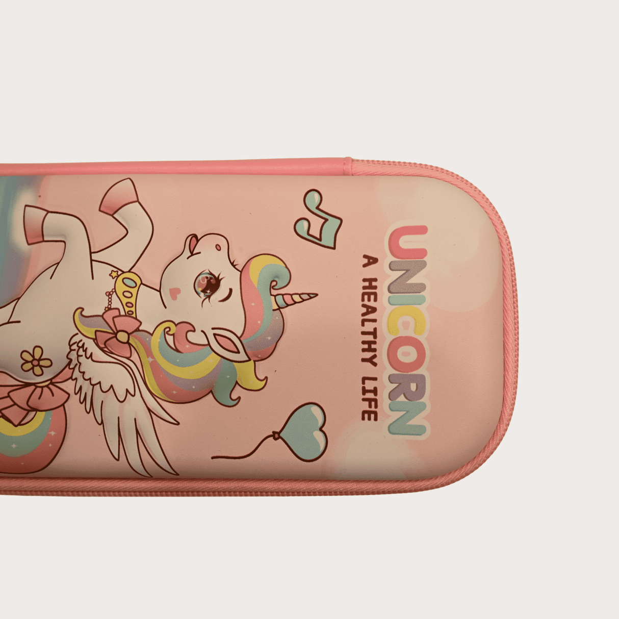 RS Pouch SINGLE ZIP Free Size - Pink.