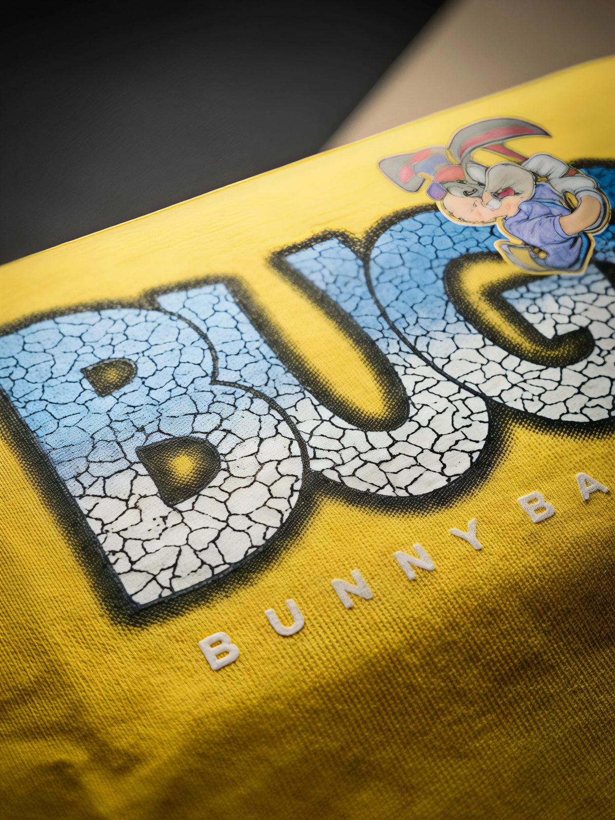 Boys Yellow Bugs Graphic Cotton T-Shirt