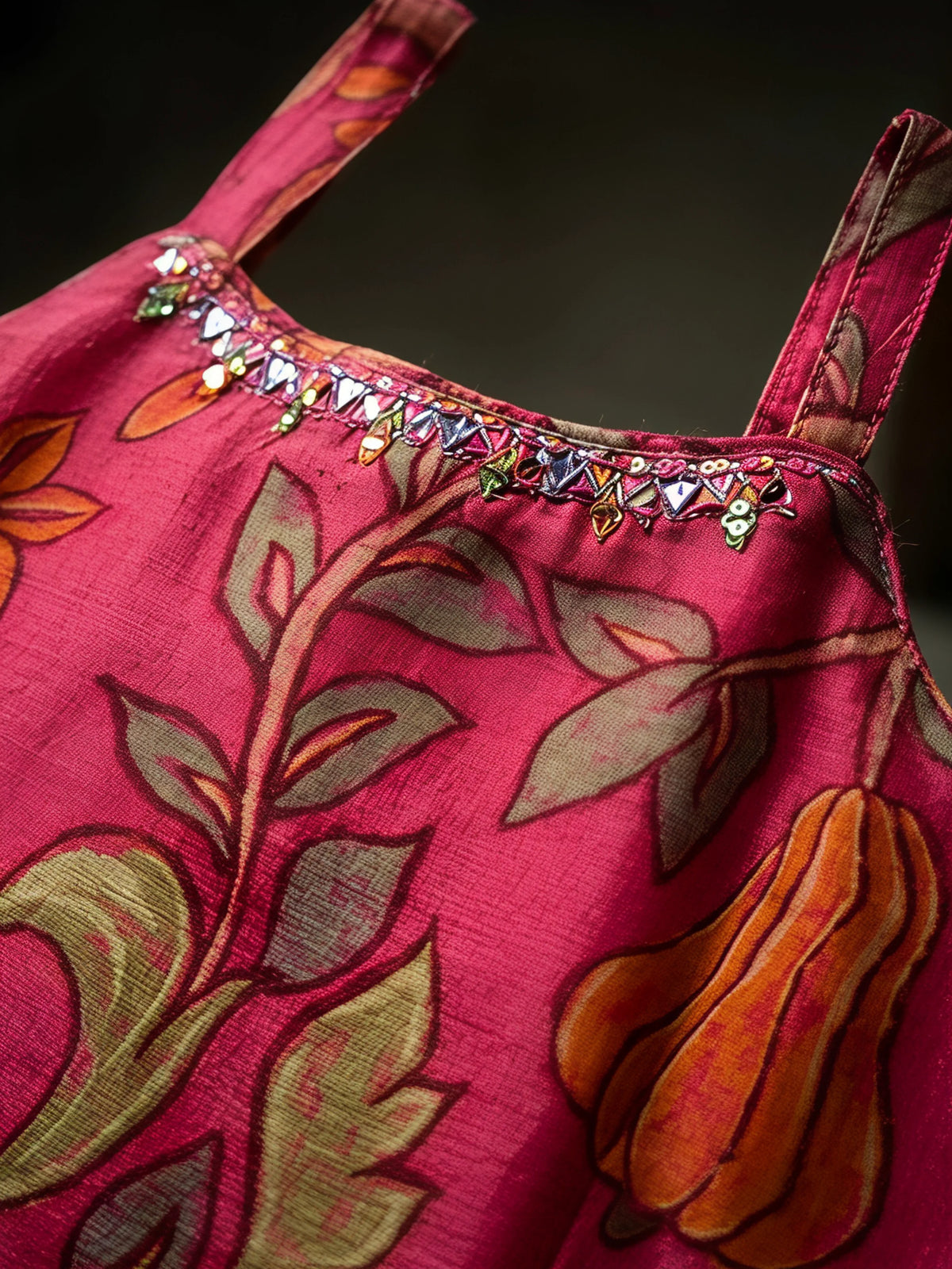 Rani Floral Print Palazzo Set with Dupatta Kids Ethnic Wear