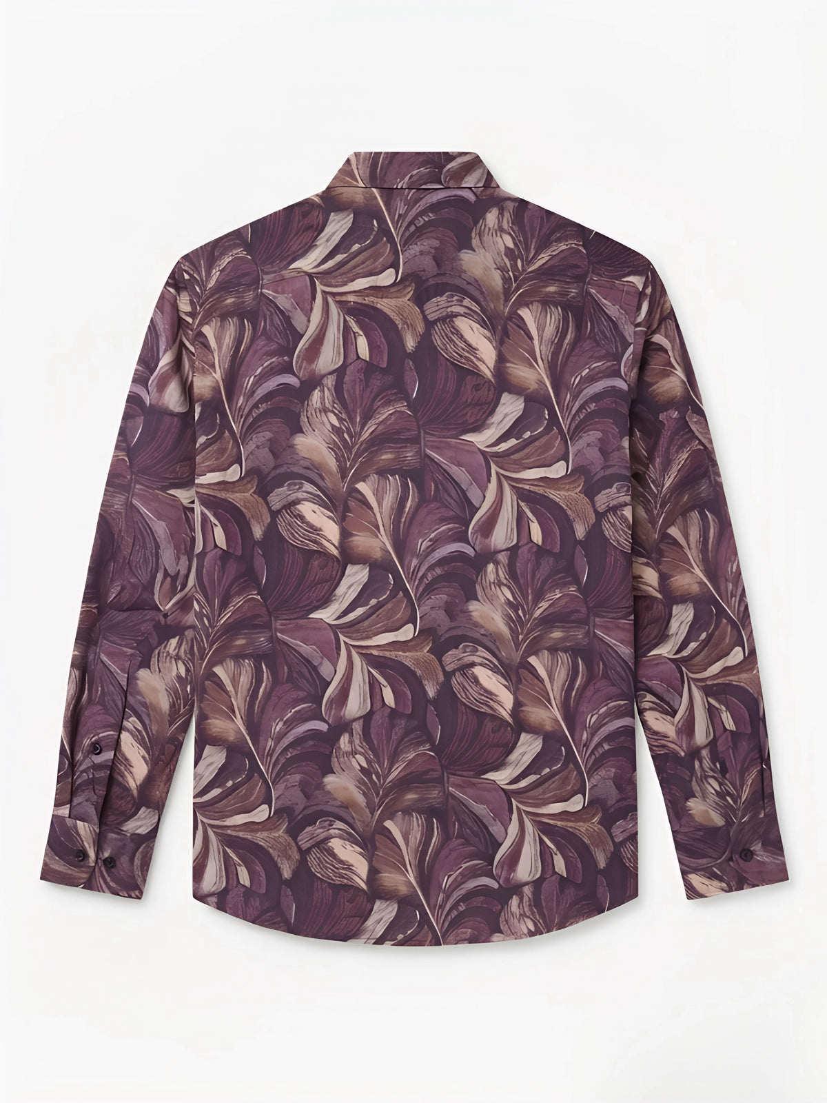 Purple Abstract Print Shirts