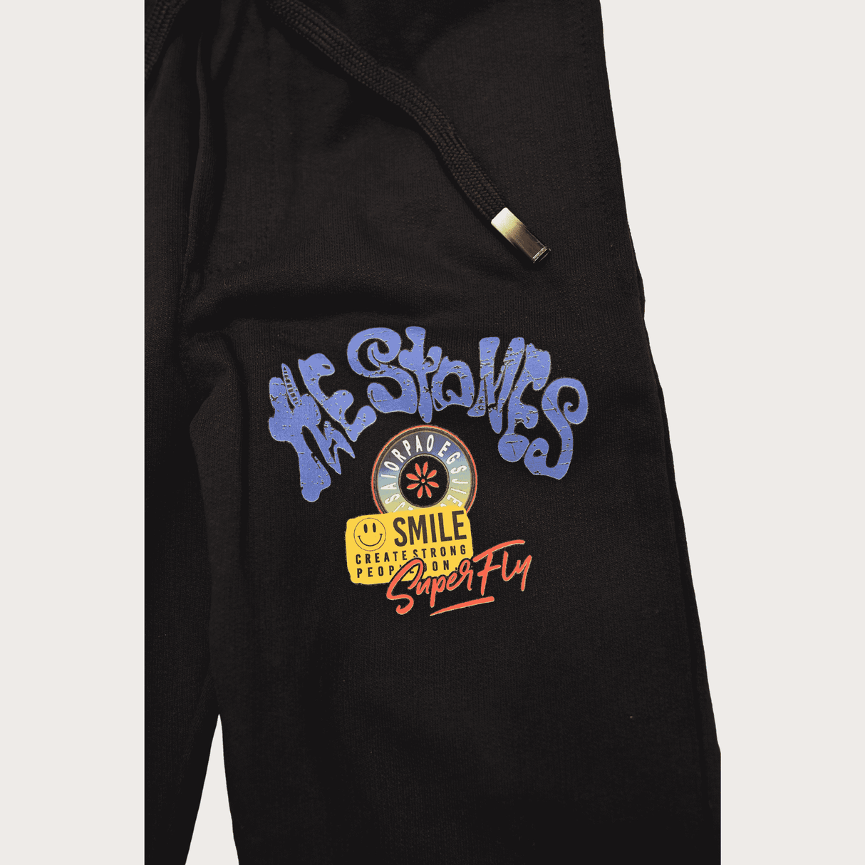 Boys Casual Coordinate Sets Printed Full Sleeves Track Pant Set - Navy Blue