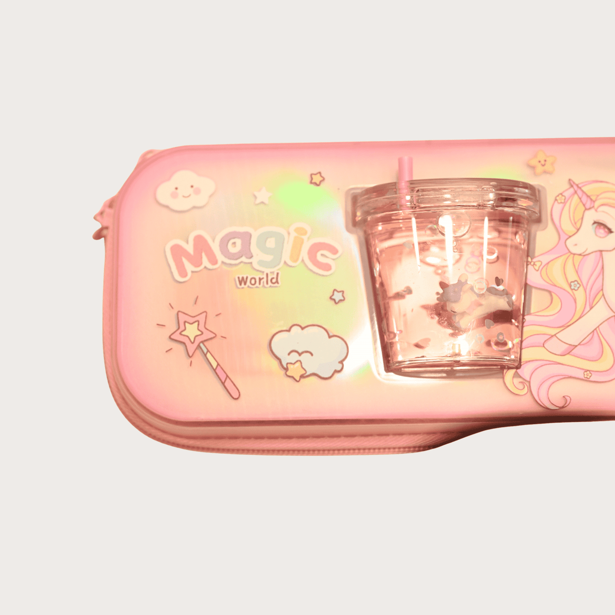 RS Pouch SINGLE ZIP Free Size - Pink.