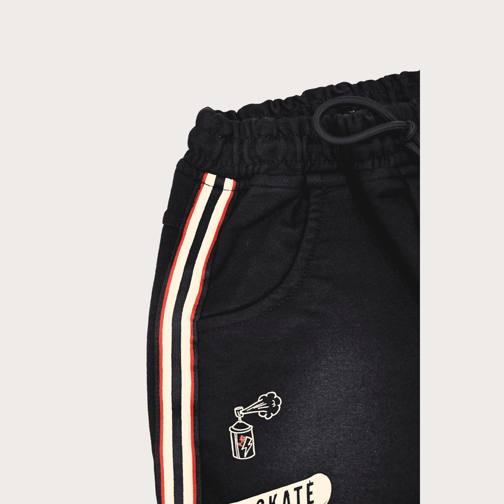 Boys Leisure Plain Elastic Waist Shorts Full Elastic - D.Blue