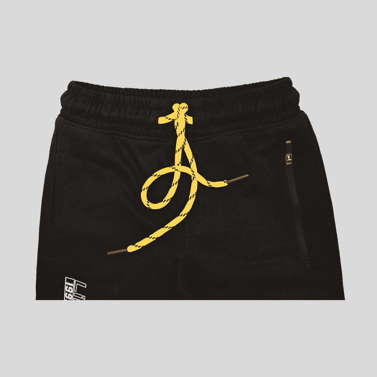 Boys Leisure Plain Rib Waist Track Pant With Rib - Navy Blue