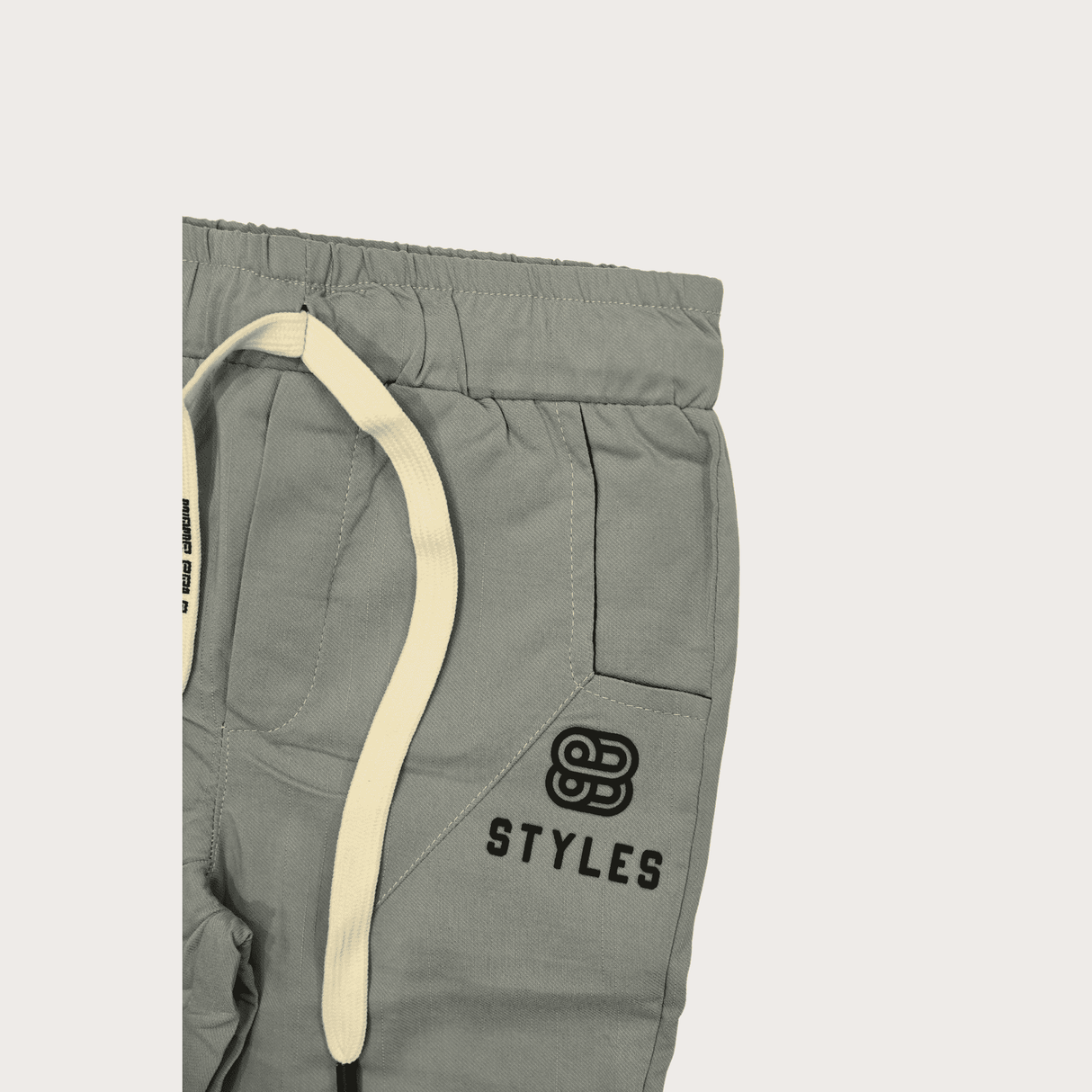 Boys Leisure Plain Rib Waist Track Pant W/O Rib - Sky Blue