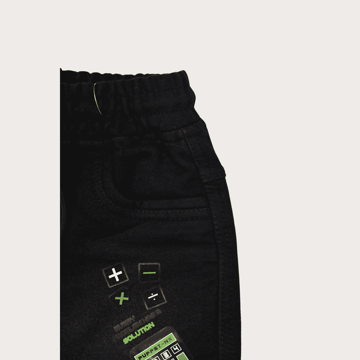 Boys Leisure Plain Elastic Waist Shorts Full Elastic - D.Blue