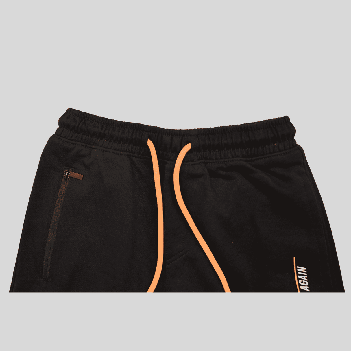 Boys Leisure Plain Rib Waist Shorts  - Blue